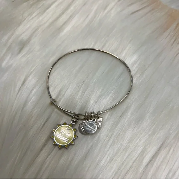 Alex and Ani Jewelry Alex And Ani Shiny Silver And Yellow You